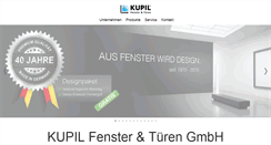 Desktop Screenshot of kupil.de
